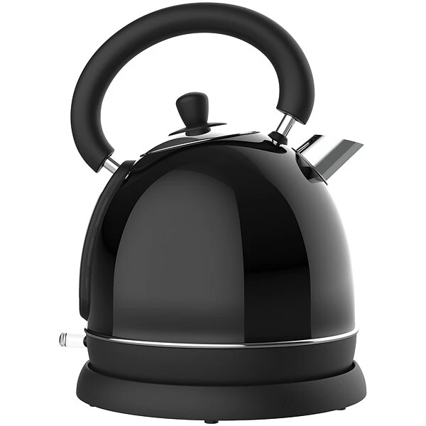 Frigidaire Retro Porcelain Electric Water Kettle With Thermometer, 1.79-Qt., Black (EKET125-BLACK) 2 Frigidaire Retro Porcelain Electric Water Kettle With Thermometer, 1.79-Qt., Black (EKET125-BLACK) - Image 2