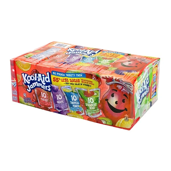 Kool-Aid Jammers Variety Juice Pack, 6 Oz., 40/Pack (220-00775) 2 Kool-Aid Jammers Variety Juice Pack, 6 Oz., 40/Pack (220-00775) - Image 2