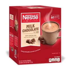Nestlé® Nestle Milk Chocolate Hot Cocoa, 0.71 Oz., 60/Box (NES26791)