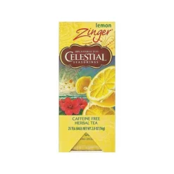 Celestial Seasonings® Celestial Seasonings Zinger Lemon Tea Bags, 25/Box (31010)