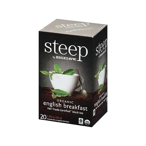 Steep English Breakfast Tea Bags, 20/Box (17701) 2 Steep English Breakfast Tea Bags, 20/Box (17701) - Image 2