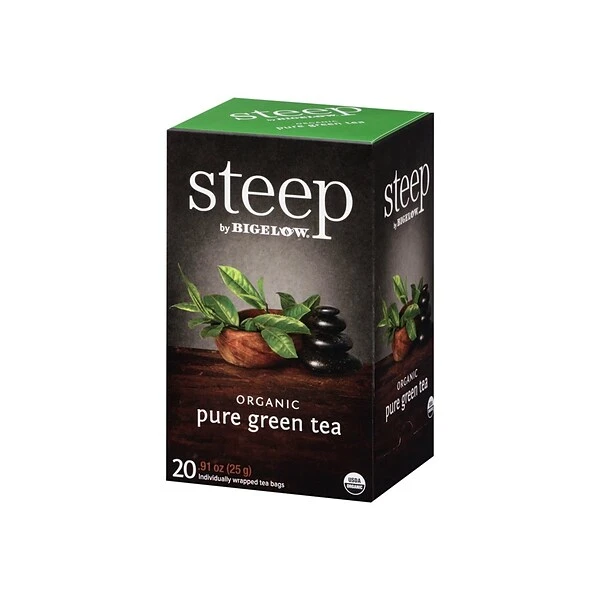 Steep Green Tea Bags, 20/Box (17703) 2 Steep Green Tea Bags, 20/Box (17703) - Image 2