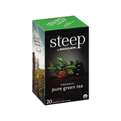 Steep Green Tea Bags, 20/Box (17703)