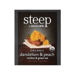 Bigelow Steep Dandelion & Peach Green & Rooibos Tea Bags, 20/Box (17715) 9 Bigelow Steep Dandelion & Peach Green & Rooibos Tea Bags, 20/Box (17715) -Bigelowining Shop sp44851624 s7