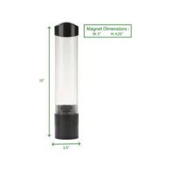 Mind Reader Cup Dispenser, Black/Transparent (WMCUP-BLK) 10 Mind Reader Cup Dispenser, Black/Transparent (WMCUP-BLK) -Bigelowining Shop sp65247235 s7
