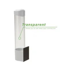 Mind Reader Cup Dispenser, White/Transparent (WMCUP-WHT) -Bigelowining Shop sp65247342 s7