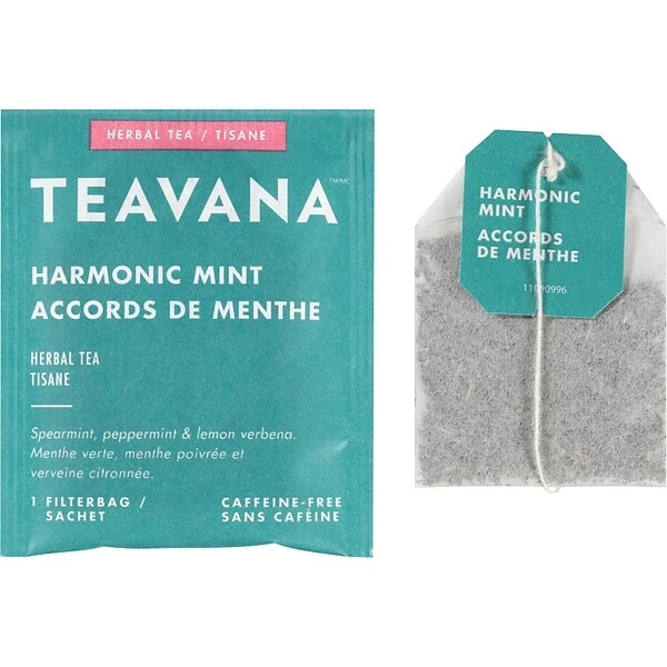 Teavana Harmonic Mint Decaf Tea Bags, 24/Box (11090996) 1 Teavana Harmonic Mint Decaf Tea Bags, 24/Box (11090996)