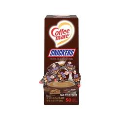 Coffee-mate Snickers Liquid Creamer, 0.37 Oz., 50/Box (61425)
