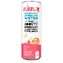 Bubbl'r Antioxidant Sparkling Water, Twisted Elix'r, 12 Oz. Can, 12/Pack (WIC39923)