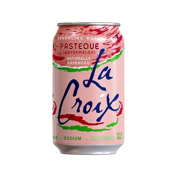 Lacroix Sparkling Water, Pasteque (Watermelon), 12 Oz., 24/Carton (15021741) 1 Lacroix Sparkling Water, Pasteque (Watermelon), 12 Oz., 24/Carton (15021741)